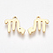 Ion Plating(IP) 304 Stainless Steel Charms, Constellation, Real 18K Gold Plated, Scorpio, 10x9.5x1mm, Hole: 0.8mm