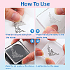 PVC Sakura Stamp DIY-WH0486-053-7