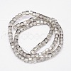 Faceted Cube Pearl Luster Plated Electroplate Glass Beads Strands EGLA-E041-2mm-PL02-3
