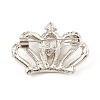 Rhinestone Crown Brooch Pin JEWB-Q030-05P-2