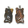 Natural & Synthetic Mixed Stone Pendants G-T087-M-3