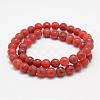 Natural Agate Beads Strands G-F451-8mm-02-2
