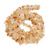 Natural Citrine Chip Beads Strands G-D093-A04-3