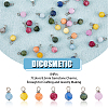 DICOSMETIC 12 Sets Gemstone Charms FIND-DC0001-37-4