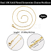 Beebeecraft 6Pcs Brass Coreana Chain Necklaces Set for Women NJEW-BBC0001-05-2