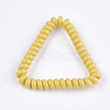 Plastic Telephone Cord Elastic Hair Ties OHAR-T006-35-2