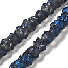 Electroplate Glass Beads Strands EGLA-Q127-A02-01E-1