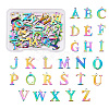 Yilisi 52Pcs 26 Letters 304 Stainless Steel Charms STAS-YS0001-14-9