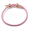 Leather Braided Cord Bracelets BJEW-G675-06G-02-1