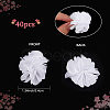 CRASPIRE 40Pcs Polyester Fabric Flowers FIND-CP0001-07A-2