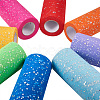 BENECREAT Glitter Sequin Deco Mesh Ribbons OCOR-BC0008-37-7