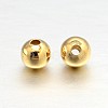 Real 18K Gold Plated Brass Round Spacer Beads X-KK-L147-197-5mm-NR-2