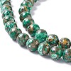 Assembled Synthetic Pyrite and Dyed Howlite Beads Strands G-K317-A03-03-3