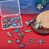 24 Pcs Ocean Themed 316L Surgical Stainless Steel  Pendants JX096A-5
