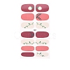 Full Cover Strawberry Flower Nail Stickers MRMJ-T100-022-1