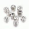 Alloy Letter Beads PALLOY-G190-AS-U-1