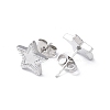 304 Stainless Steel Stud Earring for Women EJEW-I285-16P-2