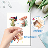8 Sheets 8 Styles PVC Waterproof Wall Stickers DIY-WH0345-136-3