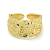 Brass Cuff Rings for Women RJEW-E294-06G-01-2