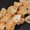 Nuggets Natural Citrine Beads Strands G-F289-28-1