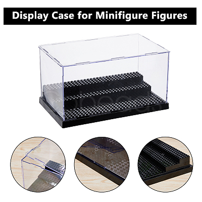 3-Tier Acrylic Minifigures Display Cases CON-WH0086-124-1