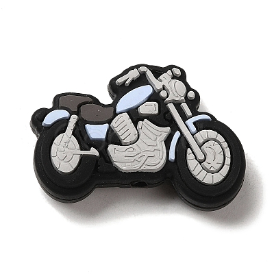 Motorbike Silicone Focal Beads SIL-L003-03B-1