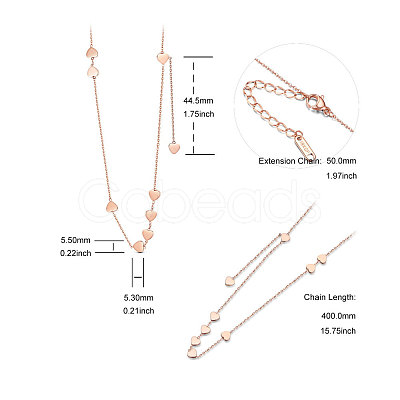 SHEGRACE Titanium Steel Necklaces JN794A-1