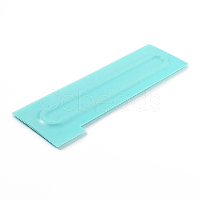 Plastic Baking Edge Dough Scraper and Cutter Pastry Spatulas AJEW-P077-09-1