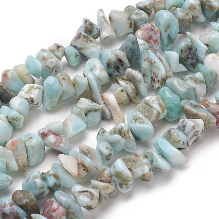 Natura Larimar Beads Strands X-G-D0007-01-1