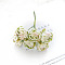 Cloth Flower Ornaments, Artificial Flower, for Wedding Home Decorations, Yellow Green, 110mm