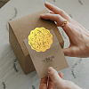 Self Adhesive Gold Foil Embossed Stickers DIY-WH0211-404-5