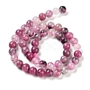 Natural Cherry Blossom Agate Beads Strands G-B076-A02-02-3