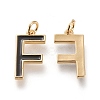 Brass Enamel Pendants KK-R139-03F-2