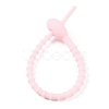 Oval Shape Silicone Cable Zip Ties AJEW-C034-03G-3