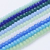 Imitation Jade Glass Beads Strands GLAA-G045-A-2