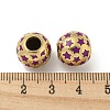 Brass Enamel European Beads FIND-E044-15G-01-3