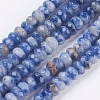 Natural Blue Spot Jasper Beads Strands G-K255-14-1