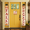 Polyester Hanging Sign for Home Office Front Door Porch Decorations HJEW-WH0023-014-5