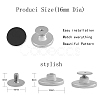 15 Sets 3 Styles Zinc Alloy Scalable & Removable Jean Button FIND-SZ0001-57-7