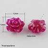 Flower Resin Beads X-RESI-Q068-12mm-05-1