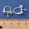 Brass Hoop Earring Findings FIND-Z039-24S-3