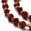 Synthetic Goldstone Beads Strands G-M367-13A-2