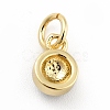 Rack Plating Brass Enamel Charms KK-G387-08G-3