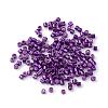 Electroplate Cylinder Seed Beads SEED-R041-05-3