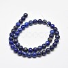 Natural Lapis Lazuli Round Bead Strands X-G-E262-01-12mm-3
