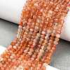 Natural Sunstone Beads Strands G-L597-B02-02-2