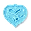 Heart with Pinky Promise Valentine Day DIY Pendant Silicone Molds SIMO-C007-06-2