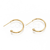 Brass Stud Earrings EJEW-T007-02G-NF-1