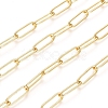 Soldered Brass Paperclip Chains CHC-D025-03G-1