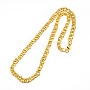 Fashionable 304 Stainless Steel Cuban Link Chain Necklaces STAS-A028-N062-2